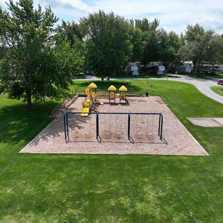 view of playground at Shady Lakes RV Resort