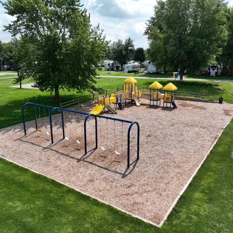 view of playground at Shady Lakes RV Resort